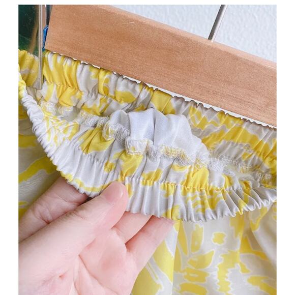 Delia's Kids Toddler Casual Tiny Flower Print Long Sleeve Shirt Shorts Set - Picture 1 of 4